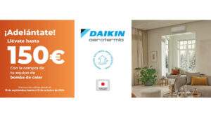 Lee más sobre el artículo Llévate hasta 150€ comprando Daikin